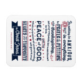 Magnet Flexible Philippiens 4:6, 7 (Horizontal)