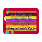 Magnet Flexible Philippiens 4:8 (Horizontal)