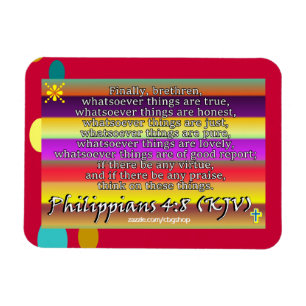 Magnet Flexible Philippiens 4:8