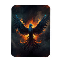 Phoenix Bird Rising avec flammes