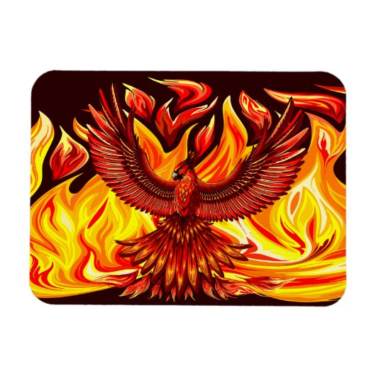 Magnet Flexible Phoenix mythologique immortelle Créature (Horizontal)