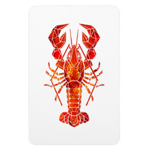 Magnet Flexible Phomard polygonal rouge