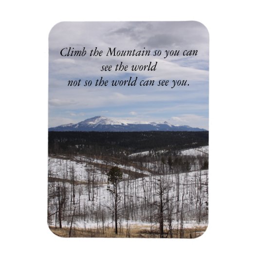 Magnet Flexible Photo aimant de Pike's peak (Vertical)
