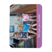 Magnet Flexible Photo Aimant for an Aunt (Vertical)