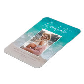 Magnet Flexible Photo annonce de remise de diplôme de plage océani (Côté Gauche)