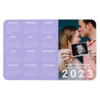 Photo Baby Announcement Due in 2023 Calendar