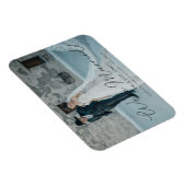 Magnet Flexible Photo & Black Typografy Wedding Announcement (Côté Droit)