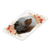 Magnet Flexible Photo Boho | Mariage en terre cuite Enregistrer la (Côté Gauche)