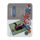 Magnet Flexible Photo Boy Élémentaire Graduation Party Invitation (Vertical)
