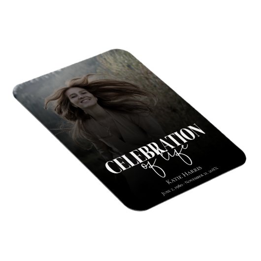 Magnet Flexible Photo Celebration of Life Funeral Program (Côté Droit)