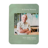 Magnet Flexible Photo Cher On Se Souvient De Faux Effet Métallique (Vertical)