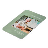 Magnet Flexible Photo Cher On Se Souvient De Faux Effet Métallique (Côté Gauche)