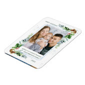 Magnet Flexible Photo Christmas Pine Holly Berry (Côté Gauche)