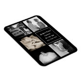 Magnet Flexible PHOTO COLLAGE Mariage Vow Renouvellement Anniversa (Côté Droit)