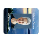 Magnet Flexible Photo commémorative Prière Lac Sunrise Nature (Horizontal)
