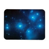 Magnet Flexible Photo Constellation Aqua Blue Pleiades (Horizontal)
