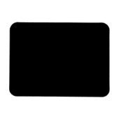 Magnet Flexible Photo couleur noire 3 x 4 pouces (Horizontal)