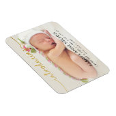 Magnet Flexible photo d'annonce de naissance élégant à la main en (Côté Droit)