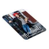 Magnet Flexible Photo d'annonce de remise de diplôme en écriture m (Côté Droit)