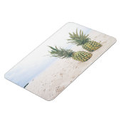 Magnet Flexible Photo de 2 ananas sur une plage (Côté Gauche)