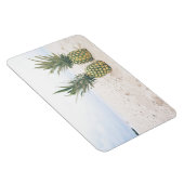 Magnet Flexible Photo de 2 ananas sur une plage (Côté Droit)
