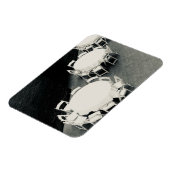 Magnet Flexible Photo de chaises et tables blanches (Côté Gauche)