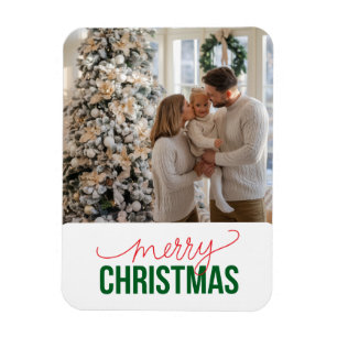 Magnet Flexible Photo de famille de Noël personnalisée