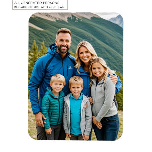 Magnet Flexible Photo de famille flexible personnalisé 1
