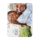 Magnet Flexible Photo de famille personnalisée Calendrier 2024 (Vertical)