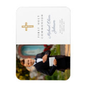 Magnet Flexible Photo de garçon de la Première Sainte Communion mo (Vertical)