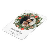 Magnet Flexible photo de la couronne de Noël (Côté Gauche)