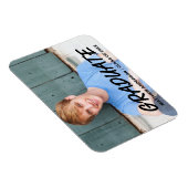 Magnet Flexible Photo de la Faire-part de graduation Cool moderne (Côté Droit)