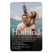 Magnet Flexible Photo de la meilleure définition de mari au monde (Vertical)