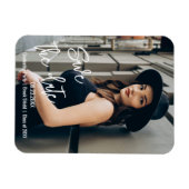 Magnet Flexible Photo de la partie Graduation de script personnali (Horizontal)