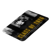 Magnet Flexible Photo de la promotion 2026 en néon jaune moderne p (Côté Gauche)