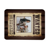 Magnet Flexible Photo de l'affiche occidentale Recherchée (Horizontal)