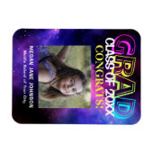 Magnet Flexible Photo de lycée néon brillant (Horizontal)