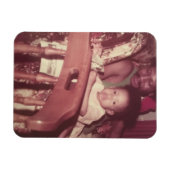 Magnet Flexible Photo de moi et papa (Horizontal)