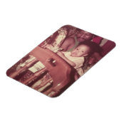 Magnet Flexible Photo de moi et papa (Côté Gauche)