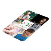 Magnet Flexible Photo de Noël Collage Joy Photos de famille (Côté Gauche)