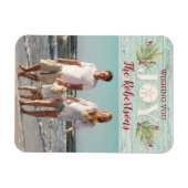 Magnet Flexible Photo de Noël de la plage de Coasta (Horizontal)
