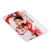 Magnet Flexible Photo de Noël simple et moderne pour couples, vaca (Côté Droit)