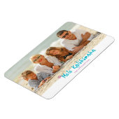 Magnet Flexible Photo de Noël tropical hawaïen de Mele Kalikimaka (Côté Gauche)