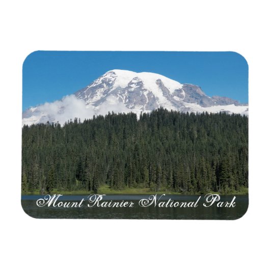 Magnet Flexible Photo de parc national de mont Rainier (Horizontal)