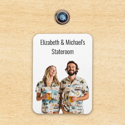Magnet Flexible Photo de porte de croisière personnalisée