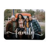 Magnet Flexible Photo de script de famille (Horizontal)