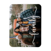 Magnet Flexible Photo de script de famille (Vertical)