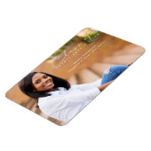 Magnet Flexible Photo de script de graduation élégante moderne (Côté Gauche)
