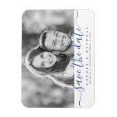 Magnet Flexible Photo de script de marine simple moderne enregistr (Vertical)