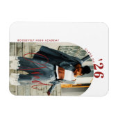 Magnet Flexible Photo de script moderne 2024 Graduation minimalist (Horizontal)